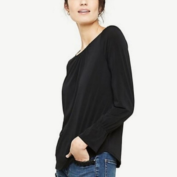 Ann Taylor Black Tops & Dress Mixed Bundle Women's size M/L - Picture 2 of 6